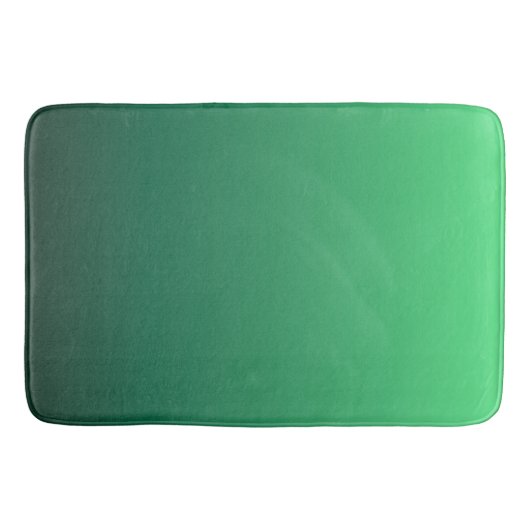 Tapis De Bain Nuances de vert émeraude (Devant)