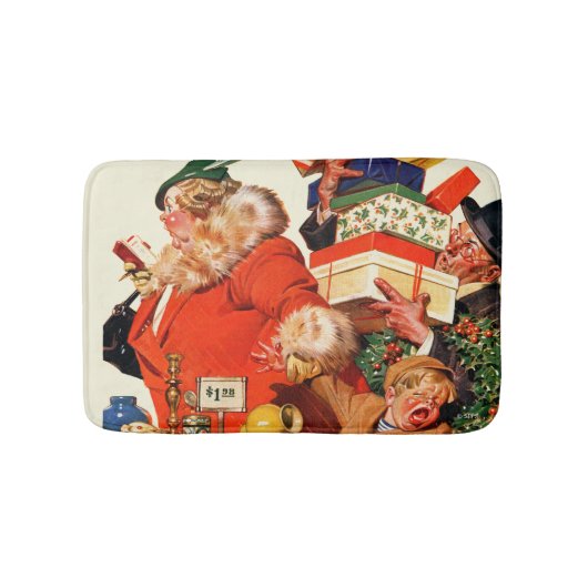 Tapis De Bain Nuit avant Noël (Devant)