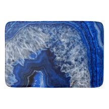 Nuit Bleu Indigo Agate Minéral Quartz Gemstone