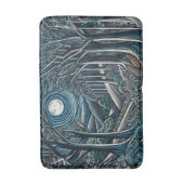 Tapis De Bain Nuit dans les bois (Devant (Vertical))