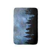 Tapis De Bain Nuit de la forêt de pins (Devant (Vertical))