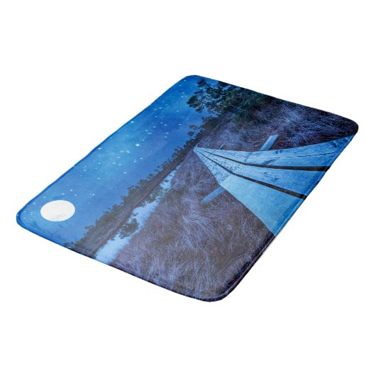 Tapis De Bain Nuit des marais (Angle)
