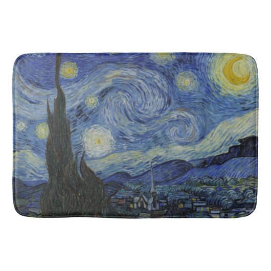 Tapis De Bain Nuit Van Gogh Starry (Devant)