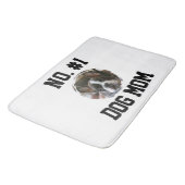 Tapis De Bain Number 1 dog Mom Mum Mother's Day Pet Lovers (Angle)