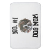 Tapis De Bain Number 1 dog Mom Mum Mother's Day Pet Lovers (devant Vertical)
