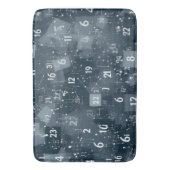 Tapis De Bain Numéros mathématiques Abstraits (devant Vertical)