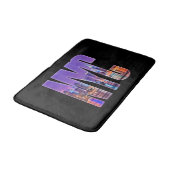 Tapis De Bain NYC Skyline (Light) (Angle)