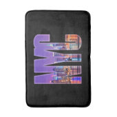 Tapis De Bain NYC Skyline (Light) (Devant (Vertical))