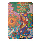 Tapis De Bain Oaxaca Mexique Mexique Mexique Tribal maya Art Boh (devant Vertical)