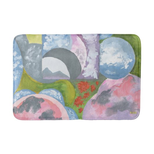 Tapis De Bain Observance Folk Art par AnyaC (Devant)