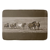 Tapis de bain occidental de cheval de chevaux (Devant)