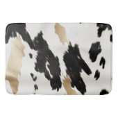 Tapis De Bain Occidental Noir Blanc Glam Or Cowhal (Devant)