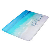 Tapis De Bain Ocean Beach Été Balnéaire Personnel (Angle)