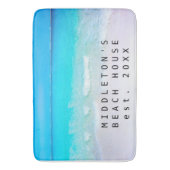 Tapis De Bain Ocean Beach La Scène Balnéaire D'Été (devant Vertical)