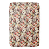 Tapis De Bain Ocean Beach Sandy Sea Shells Motif (devant Vertical)