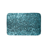 Tapis De Bain Ocean Blue Aqua Turquoise Parties scintillant Sequ (Devant)