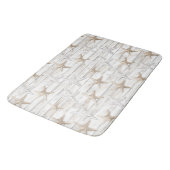 Tapis De Bain Ocean Cream White Beach Starfish (Angle)