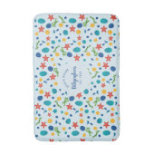 Tapis De Bain Ocean custom nom de famille maison mer collage (Devant (Vertical))