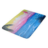 Tapis De Bain Océan du coucher du soleil (Angle)