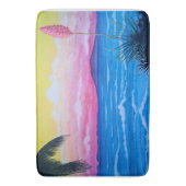 Tapis De Bain Océan du coucher du soleil (devant Vertical)