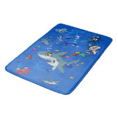 Tapis De Bain Océan du dessin (Angle)