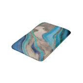Tapis De Bain Ocean Palette et marbre taupe (Angle)