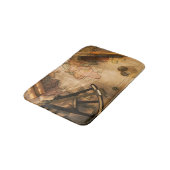 Tapis De Bain Octant, boussole et télescope sur la carte (Angle)