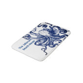 Tapis De Bain Octopus bleu (Angle)