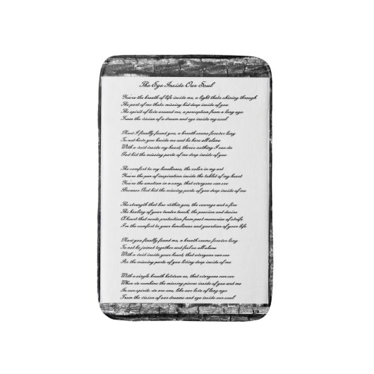 Tapis De Bain Oeil à l'intérieur de notre âme (Devant (Vertical))