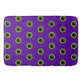 Tapis De Bain Oeil de monstre vert et violet amusant (Devant)