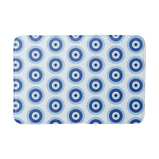 Tapis De Bain Oeil mal grec dans la clé grecque (Devant)