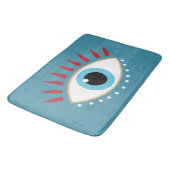 Tapis De Bain Oeil rouge grec (Angle)
