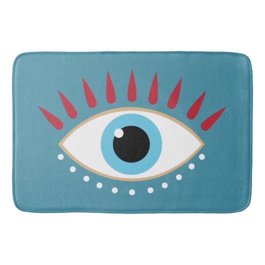 Tapis De Bain Oeil rouge grec (Devant)