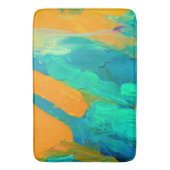 Tapis De Bain Oeuvre Abstraite moderne (devant Vertical)