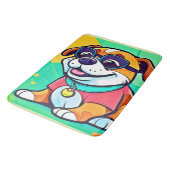 Tapis De Bain Oeuvre cool de style dessin (Angle)