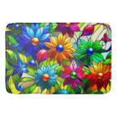 Tapis De Bain Oeuvre de fleurs (Devant)
