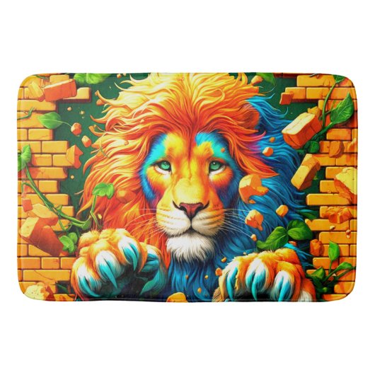 Tapis De Bain OEuvre de Lion (Devant)