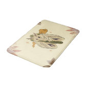 Tapis De Bain Oeuvre Graphique Mystique, Fae Moth Beige (Angle)