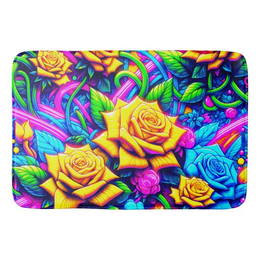 Tapis De Bain Oeuvre rose (Devant)