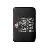 Tapis De Bain Officier de Santa Is Watching (Devant (Vertical))
