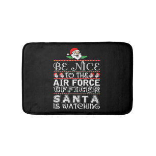 Tapis De Bain Officier de Santa Is Watching