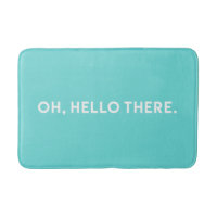 Oh Bonjour Là Typographie Bain Mat