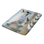 Tapis De Bain Oies Dans Le Champ Agricole (Angle)