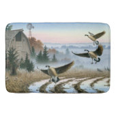 Tapis De Bain Oies Dans Le Champ Agricole (Devant)