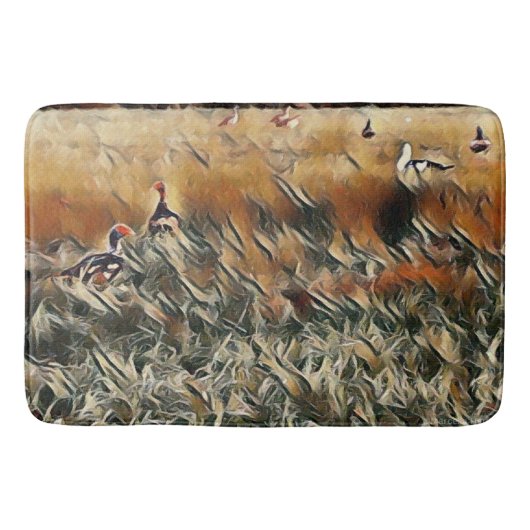 Tapis De Bain Oies et canards (Devant)