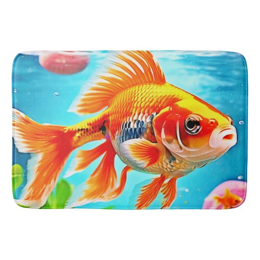 Tapis De Bain Oiseau blanc orange (Devant)