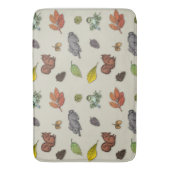 Tapis De Bain Oiseau rouge moderne (devant Vertical)