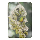 Tapis De Bain Oiseau vert, Euphonie Belize Photographie (devant Vertical)