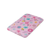 Tapis De Bain Oiseaux Abeilles Et Fleurs (Angle)