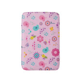 Tapis De Bain Oiseaux Abeilles Et Fleurs (Devant (Vertical))